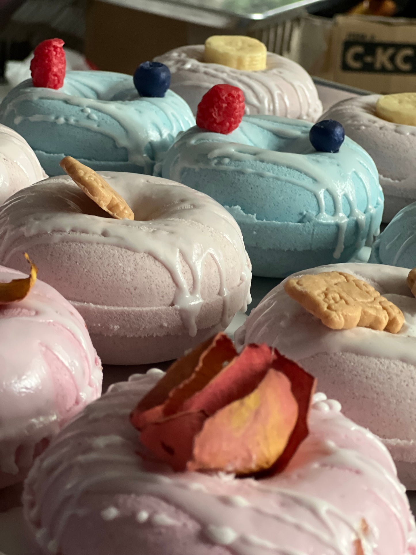 CBD Infused Bather's Half Dozen Donut Bath Bombs