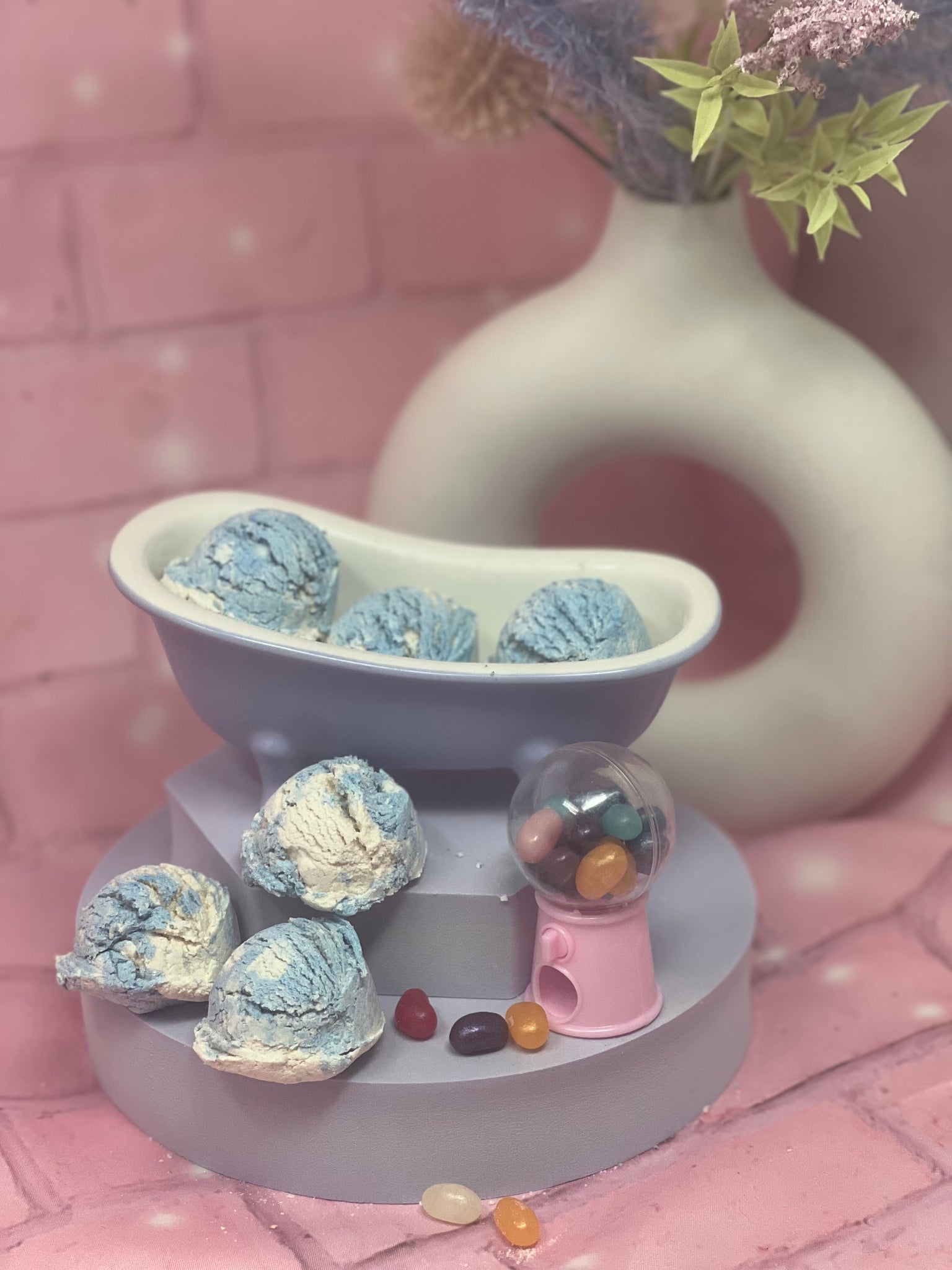 Blueberry Vanilla Bubble Scoops