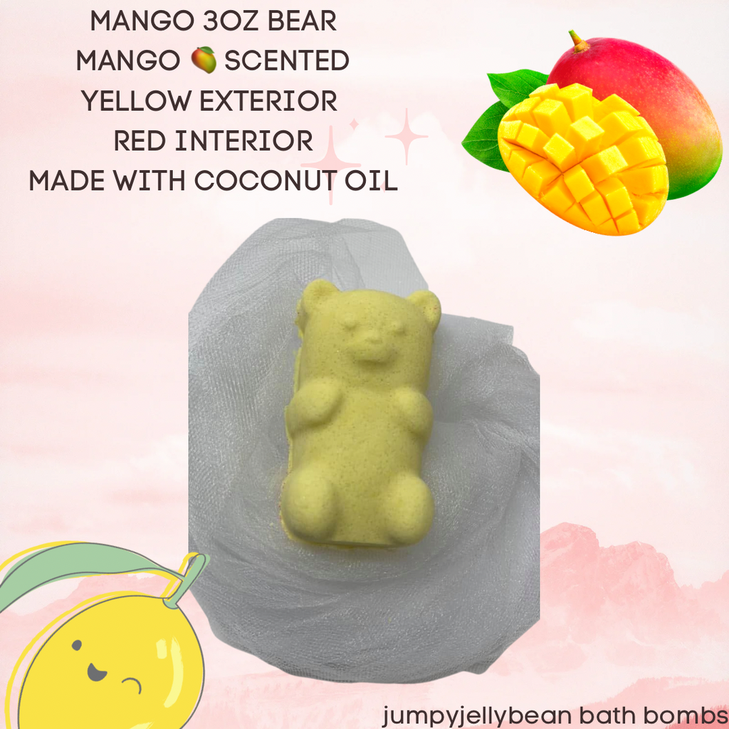Very Mango 3oz Bear Bath Bomb