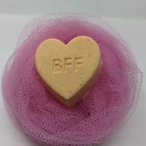 "BFF" Conversation Heart Bath Bomb